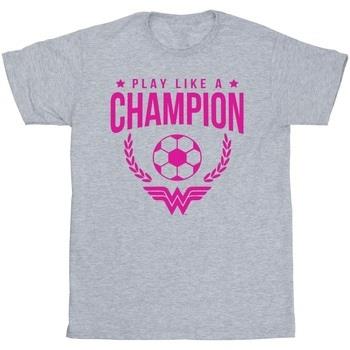 T-shirt Dc Comics Wonder Woman Play Like A Champion