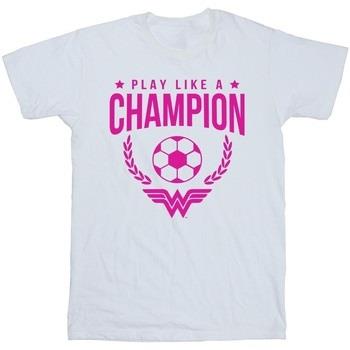 T-shirt Dc Comics Wonder Woman Play Like A Champion