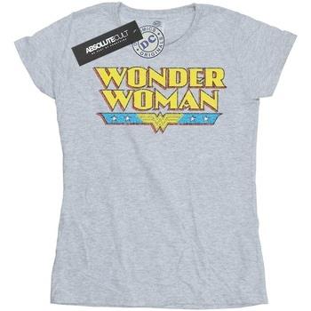 T-shirt Dc Comics Wonder Woman Crackle Logo