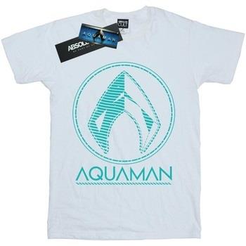 T-shirt enfant Dc Comics Aquaman Aqua Logo
