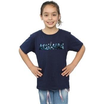 T-shirt enfant Dc Comics Aquaman Text Logo
