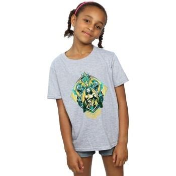 T-shirt enfant Dc Comics Aquaman The Trench Crest