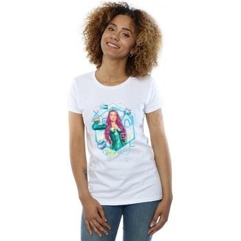 T-shirt Dc Comics Aquaman Mera Geometric