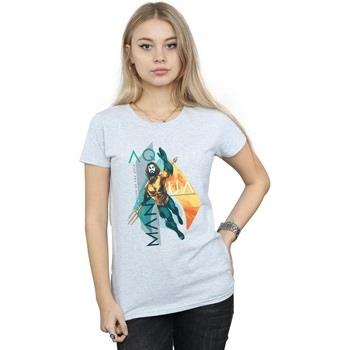 T-shirt Dc Comics Aquaman Tropical Icon