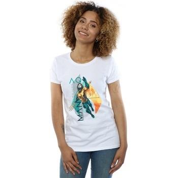 T-shirt Dc Comics Aquaman Tropical Icon