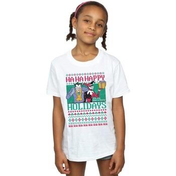 T-shirt enfant Dc Comics Ha Ha Happy Holidays