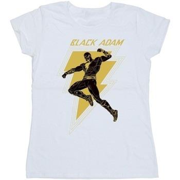 T-shirt Dc Comics Black Adam Golden Bolt Chest