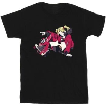 T-shirt enfant Dc Comics Harley Quinn Rollerskates