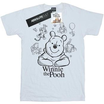 T-shirt enfant Disney Winnie The Pooh Collage Sketch