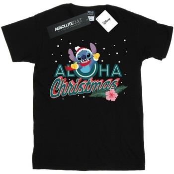 T-shirt Disney Lilo And Stitch Aloha Christmas