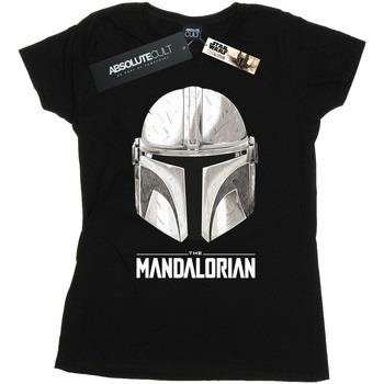 T-shirt Disney The Mandalorian Helmet Logo