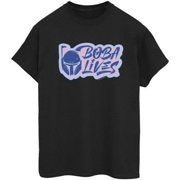 T-shirt Disney The Book Of Boba Fett Lives Pocket