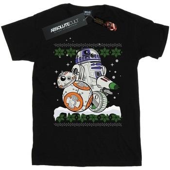 T-shirt enfant Disney The Rise Of Skywalker Rolling This Christmas