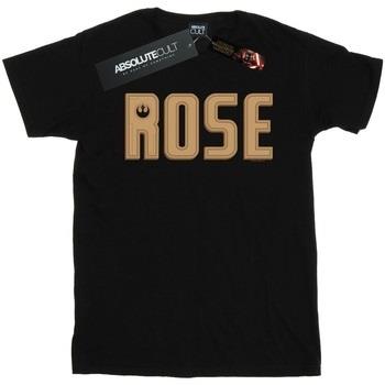 T-shirt Disney The Rise Of Skywalker Rose Text Logo