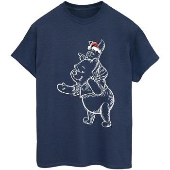 T-shirt Disney Winnie The Pooh Piglet Christmas