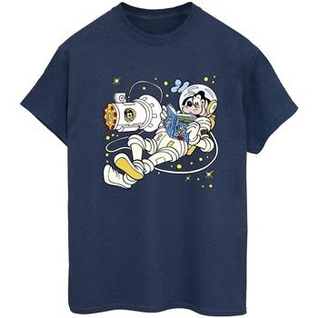 T-shirt Disney Goofy Reading In Space