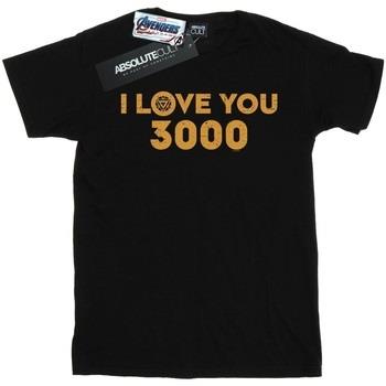 T-shirt Marvel Avengers Endgame I Love You 3000 Arc Reactor