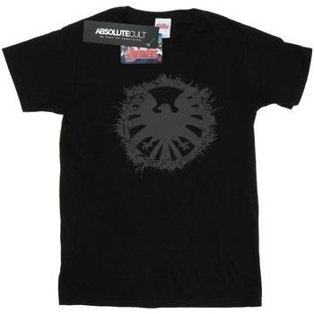 T-shirt Marvel Agents Of SHIELD Brushed Logo