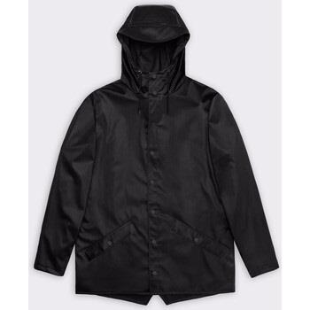 Parka Rains Imperméable Jacket 12010 Black grain-047063