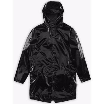 Parka Rains Imperméable Jacket 12020 noir brillant-047068