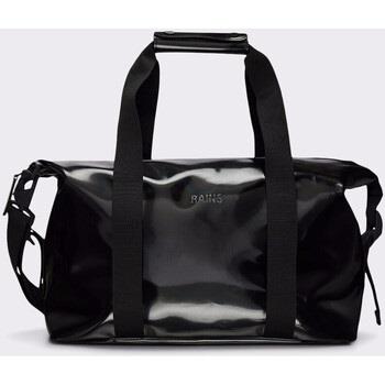 Sac Rains Weekend bag small noir brillant-047092