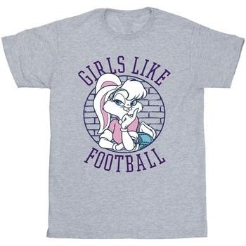 T-shirt enfant Dessins Animés Lola Bunny Girls Like Football