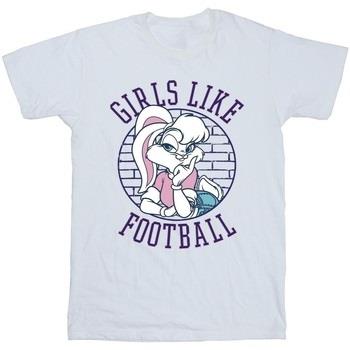 T-shirt enfant Dessins Animés Lola Bunny Girls Like Football