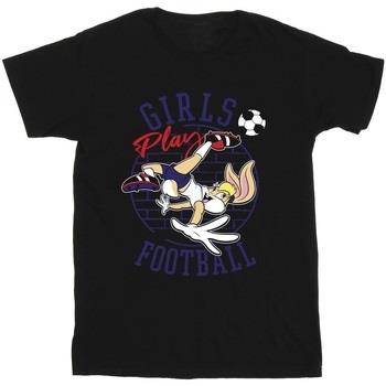 T-shirt enfant Dessins Animés Girls Play Football