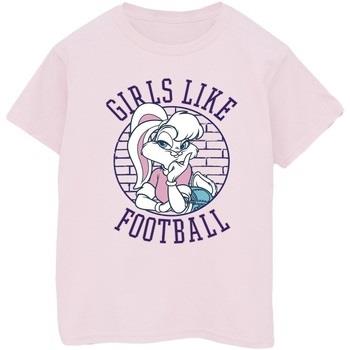 T-shirt Dessins Animés Girls Like Football