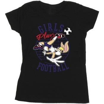 T-shirt Dessins Animés Lola Bunny Girls Play Football