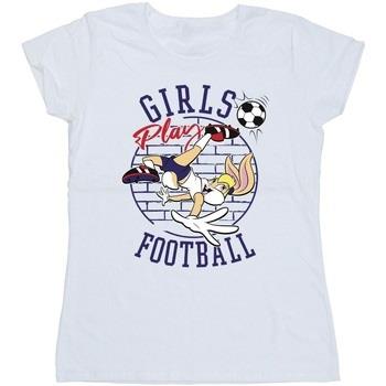 T-shirt Dessins Animés Girls Play Football