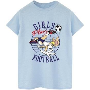 T-shirt Dessins Animés Girls Play Football