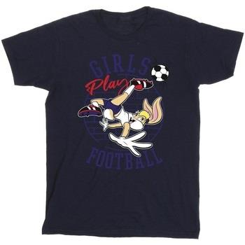 T-shirt Dessins Animés Girls Play Football