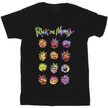 T-shirt Rick And Morty Tie Dye Faces