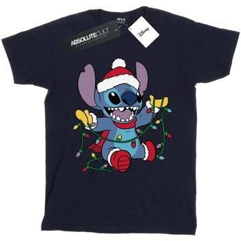 T-shirt enfant Disney Lilo And Stitch Christmas Lights