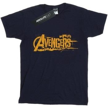 T-shirt enfant Marvel Avengers Infinity War Orange Logo