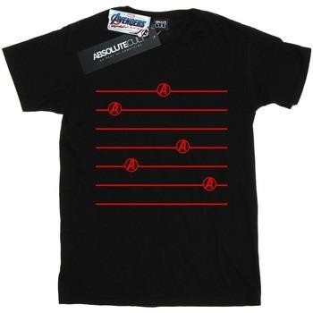 T-shirt Marvel Avengers Endgame Logo Stripes