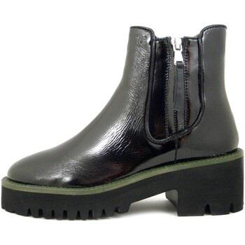 Boots Pregunta Femme Chaussures, Bottine en Cuir Brillant, Zip - 23240...