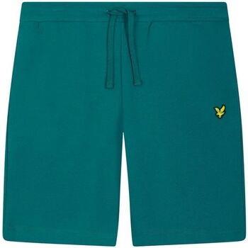 Short Lyle &amp; Scott ML414VOG SWEAT SHORT-X514 COURT GREEN