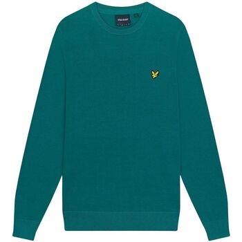 Pull Lyle &amp; Scott KN821V CREW NECK-154 COURT GREEN