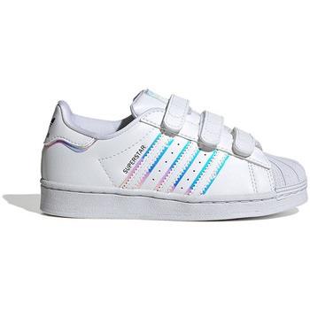 Baskets enfant adidas Superstar CF C / Blanc