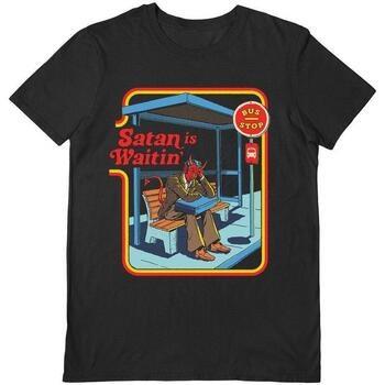 T-shirt Steven Rhodes Satan Is Waitin'