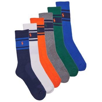 Chaussettes de sports Polo Ralph Lauren 6 PACK SPORT CREW-STRIPES-CREW...