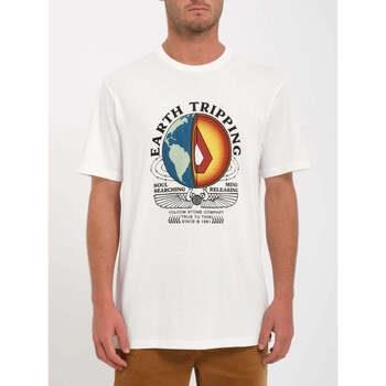 T-shirt Volcom Camiseta Section Farm To Yarn - Off White