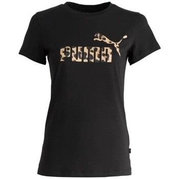 T-shirt Puma TEE SHIRT W ESS+ANI - Noir - S