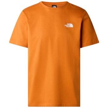 T-shirt The North Face TEE SHIRT REDBOX ORANGE - DESERT RUST - XL