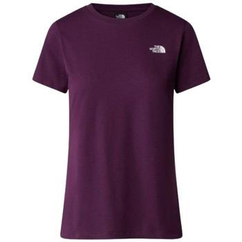 T-shirt The North Face TEE SHIRT SIMPLE DOME VIOLET - BLACK CURRANT PU...