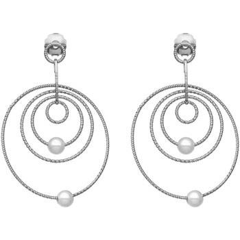 Boucles oreilles Orusbijoux Boucles D'oreilles Argent Rhodié Diamanté ...