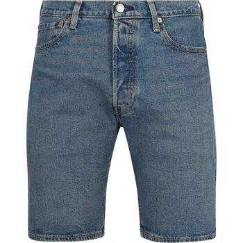 Jeans Levis Pantalon 501 Denim Short Mid Bleu