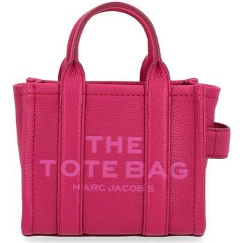 Sac Marc Jacobs Sac The Mini Tote Bag en cuir fuchsia